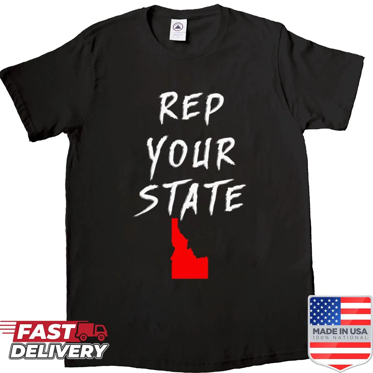 Idaho emblem T-shirt showcasing state pride