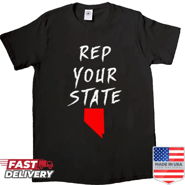Nevada T-shirt showcasing the state name in bold letters