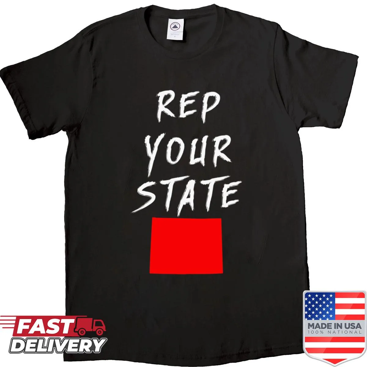 Wyoming T-shirt featuring the state name in bold design