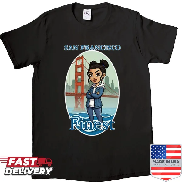 Vintage-style San Francisco graphic shirt