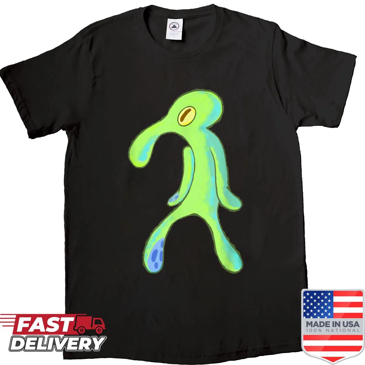 Bold graphic shirt inspired by Spongebob Squarepants