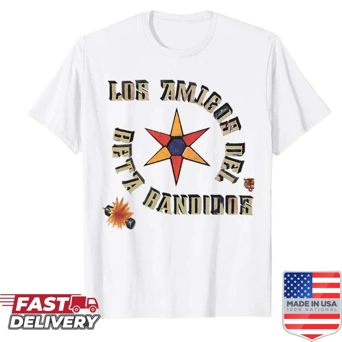 Typographic shirt with the phrase The Beta