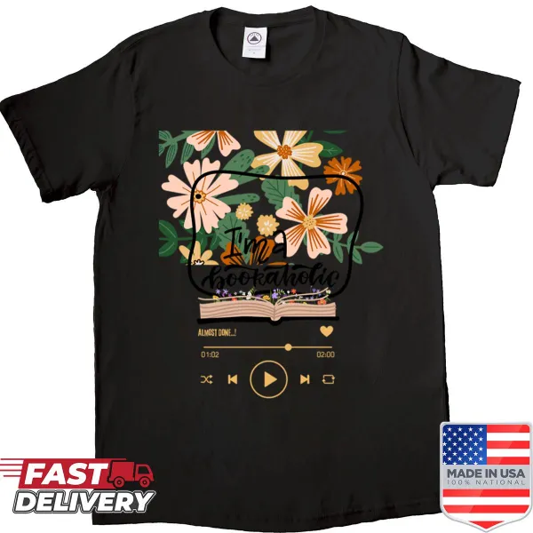 Shirt featuring the phrase 'The Book Lovers' in a charming design
