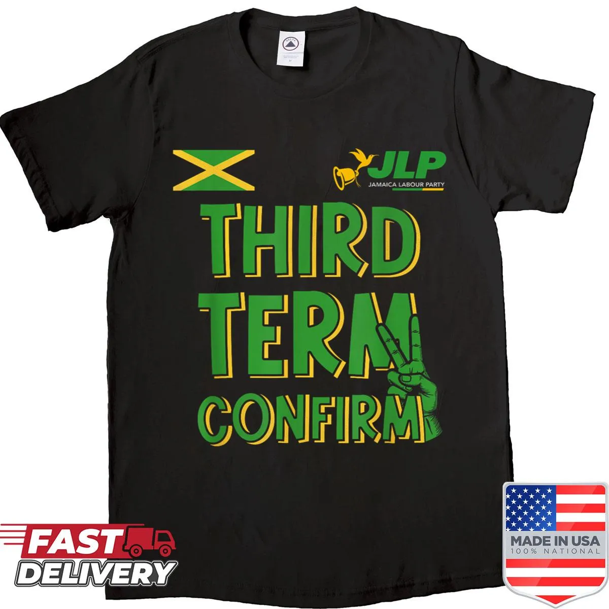 Jamaica Labour Party graphic T-shirt