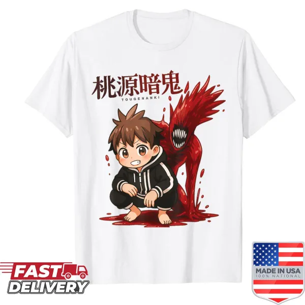 Illustrative Tougen Anki themed shirt featuring unique designs