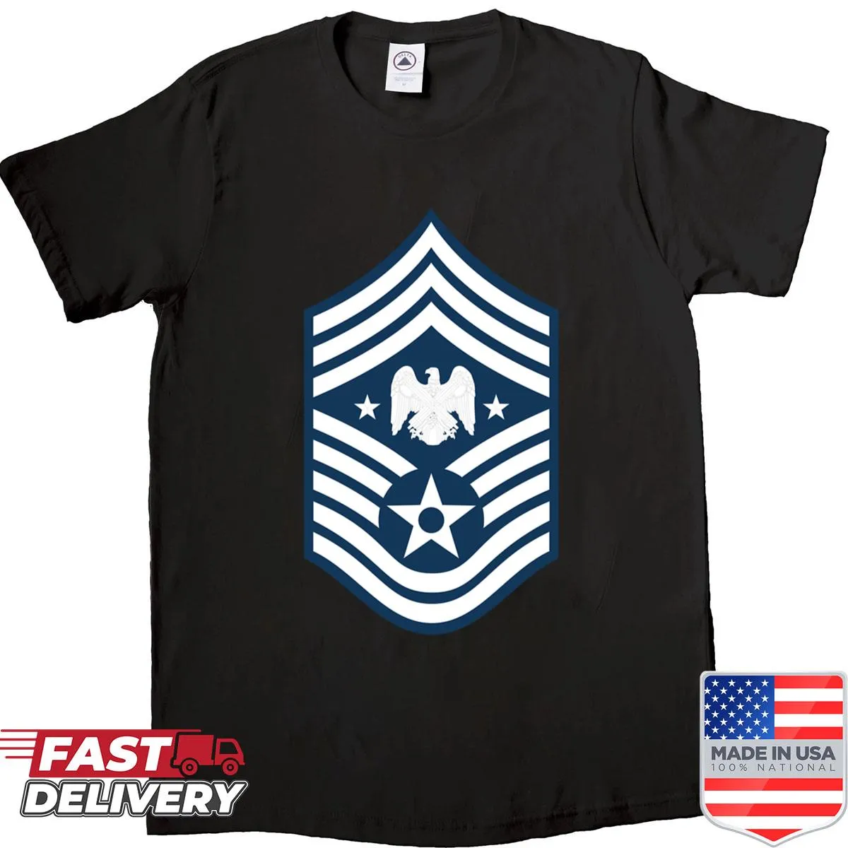 USAF shirt featuring Senior Enlisted Advisor title and badge emblem