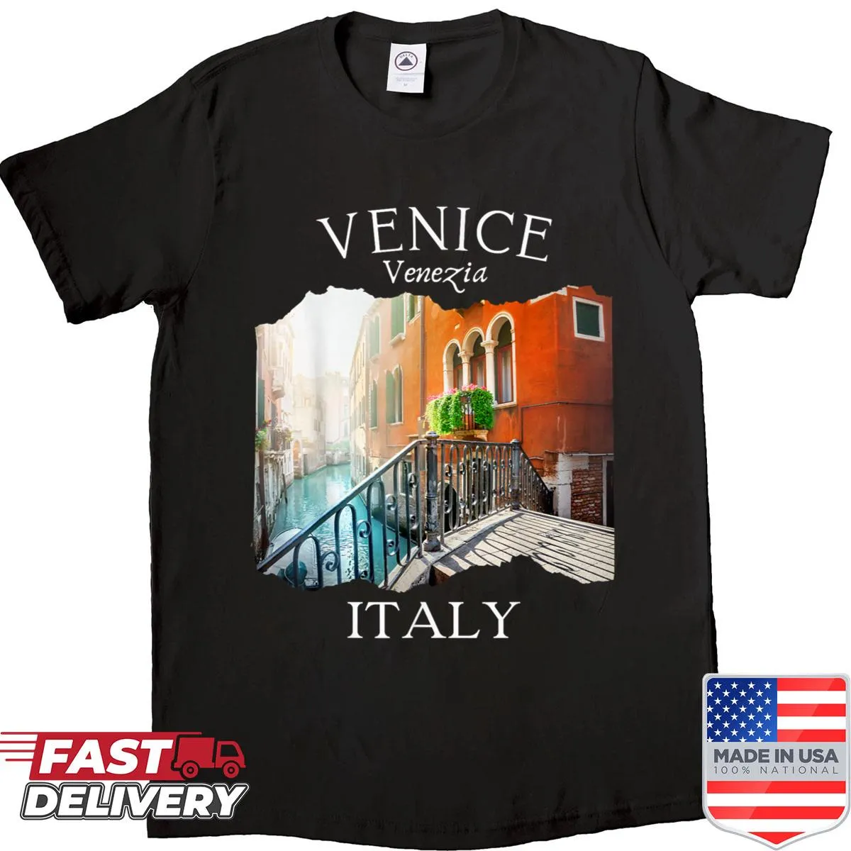 Vintage Venice Italy souvenir t-shirt for women