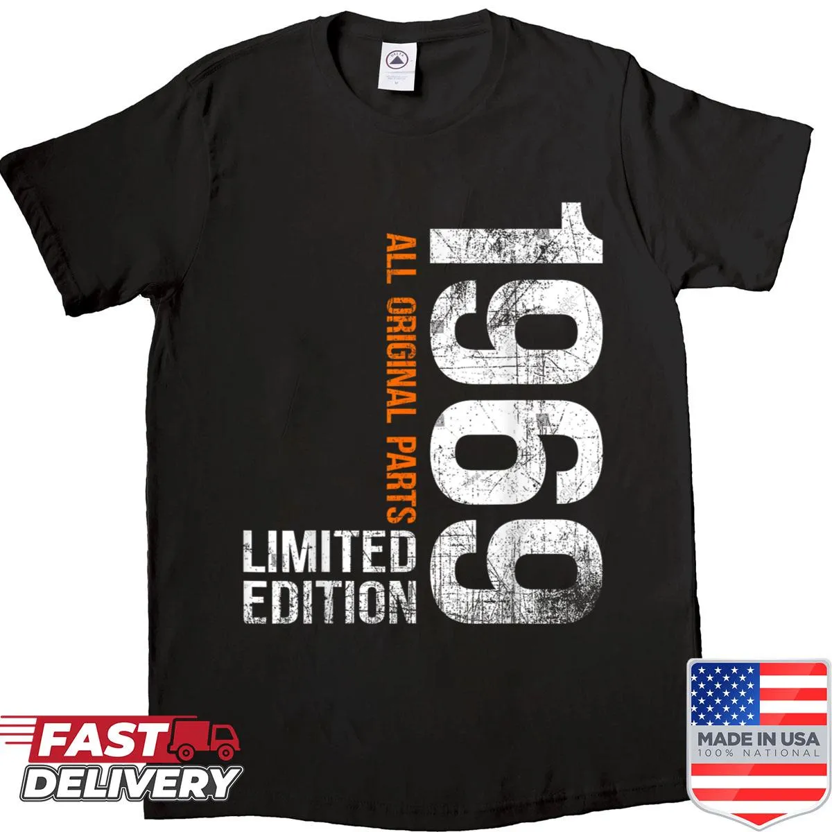 Vintage birthday shirt with bold text celebrating 56 years old