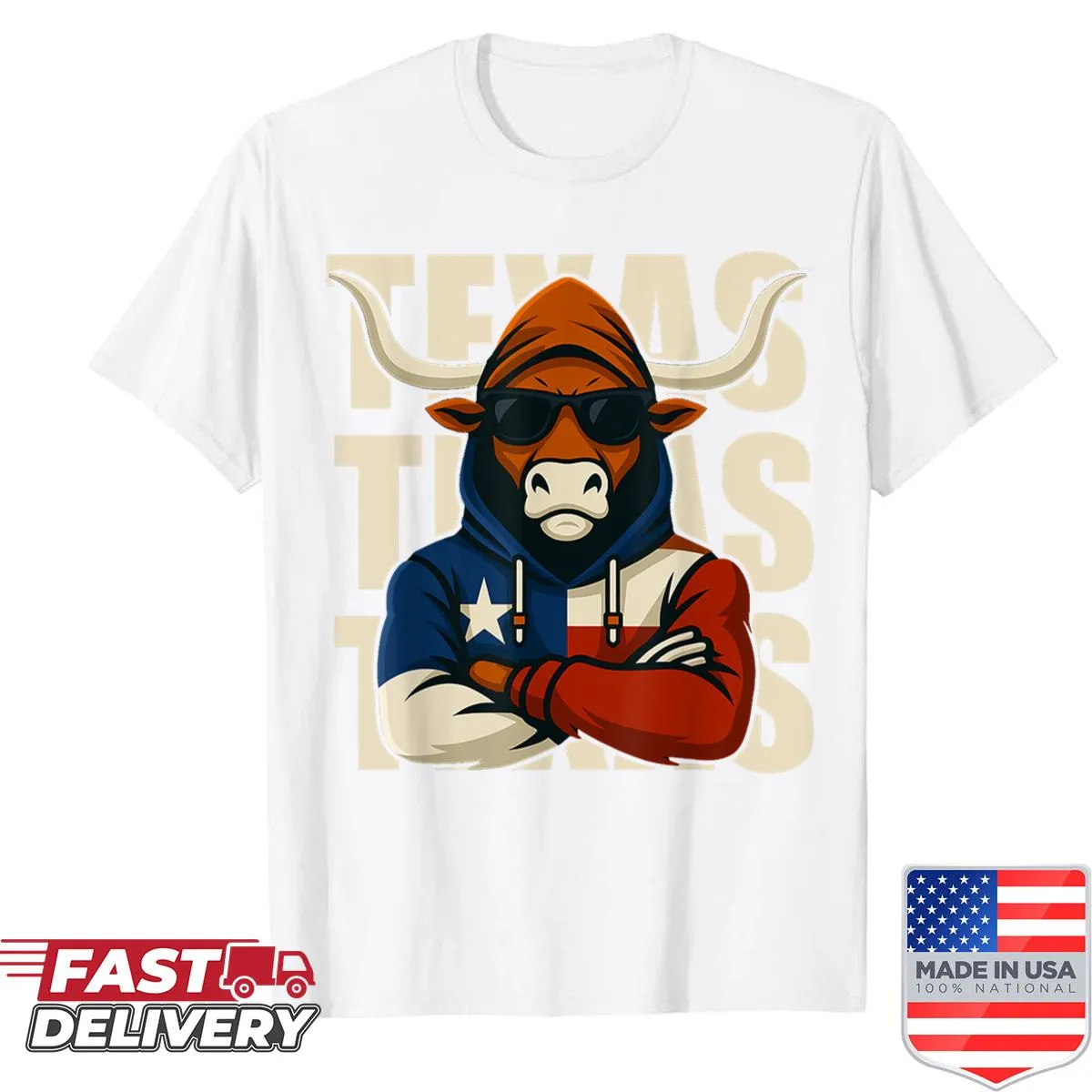 Vintage Texas graphic shirt for all ages