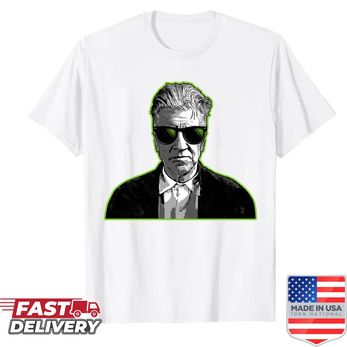 Minimalist shirt with the text 'No Words' for a humorous weatherman theme