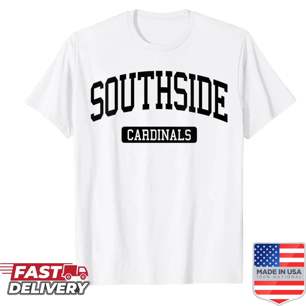 Southside High School varsity sports T-shirt for women