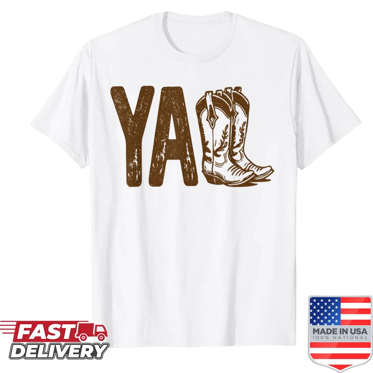 Boho western-themed cowboy shirt with vintage design