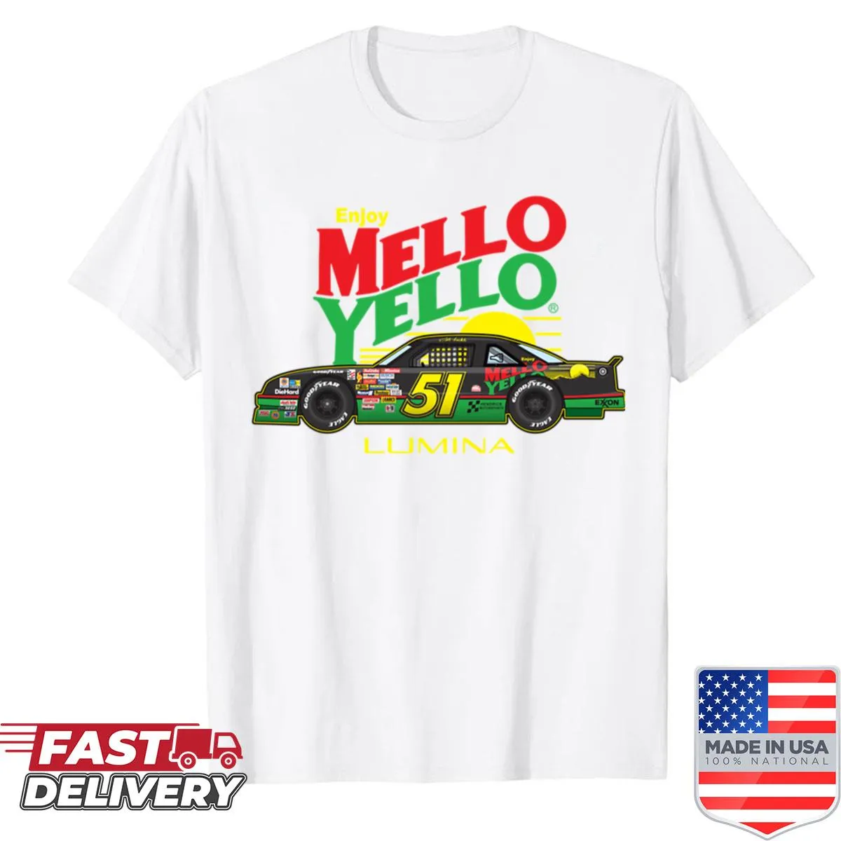 Illustration of Cole Trickle and Mello Yello from Days of Thunder