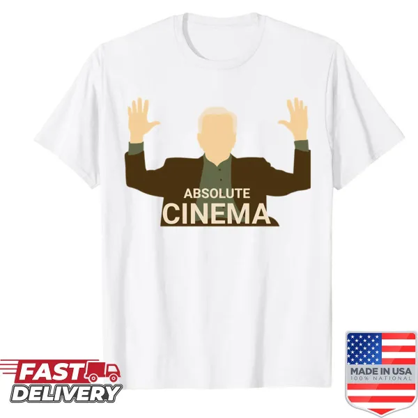 Minimalist cinema-themed shirt with iconic film quote