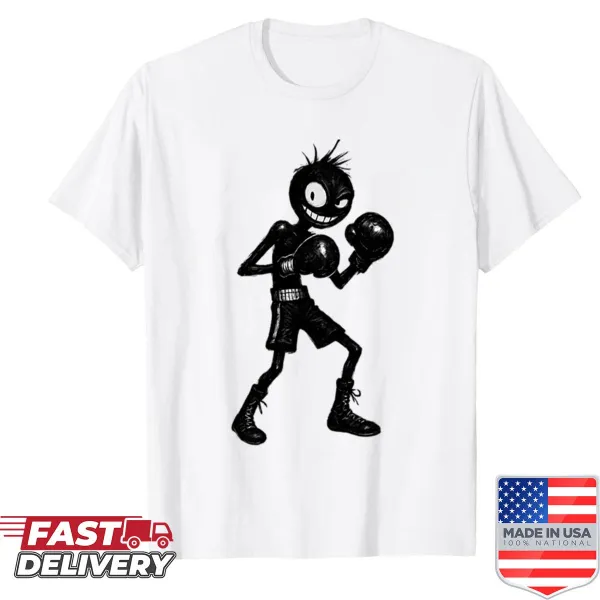 Boxing-themed shirt featuring an illustration for Fight Night.