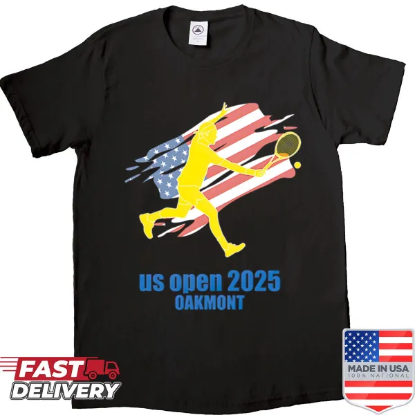 Tennis champion themed shirt celebrating American players