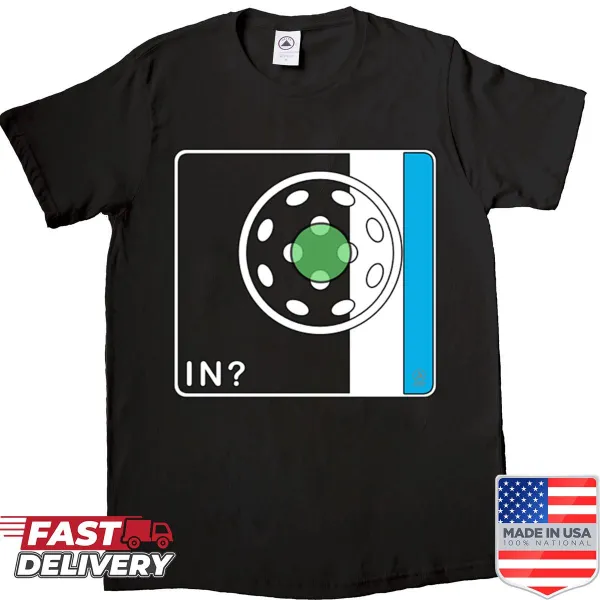 Playful Pickleball In t-shirt with inviting text