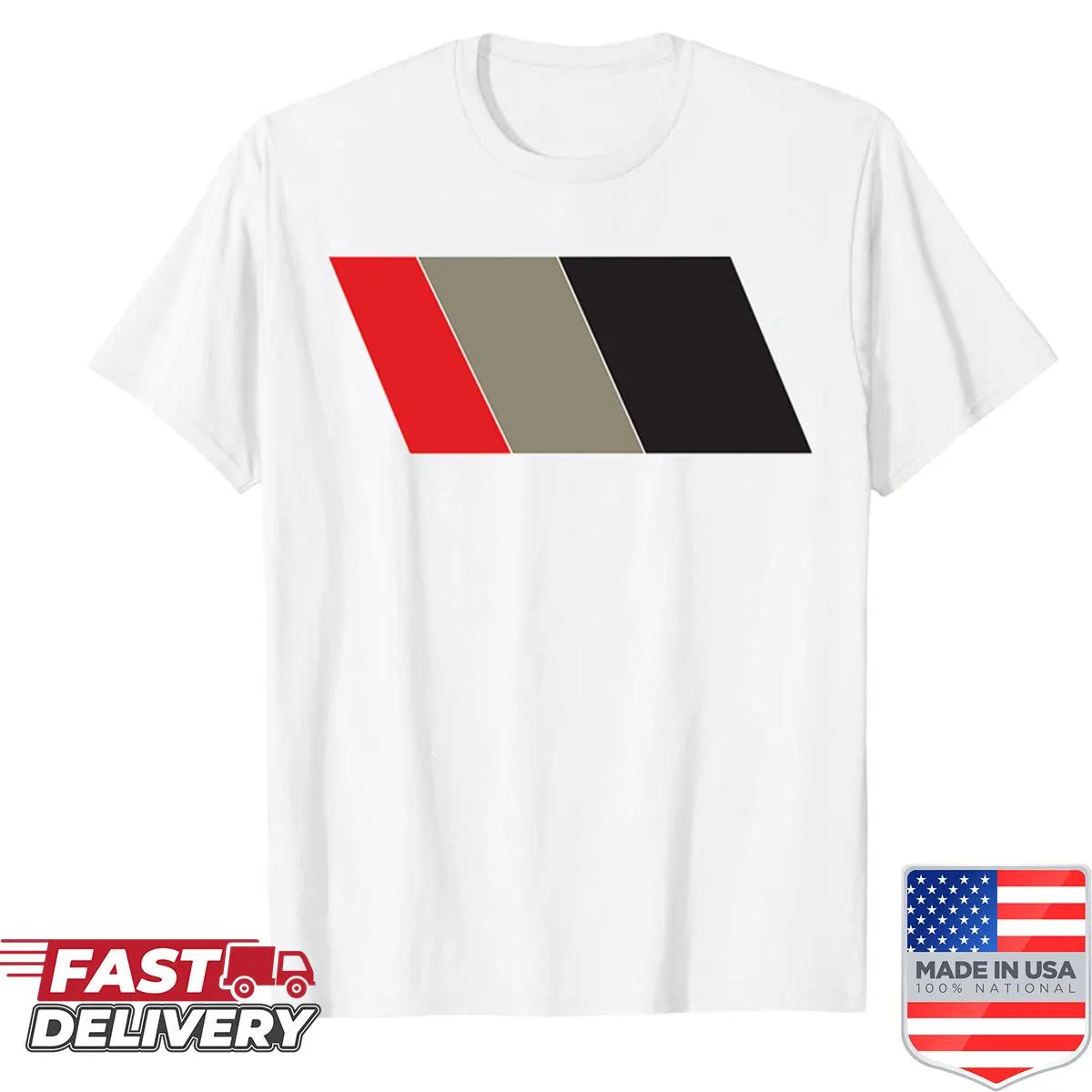 Shirt featuring the Audi Sport logo and S Line colors emblem
