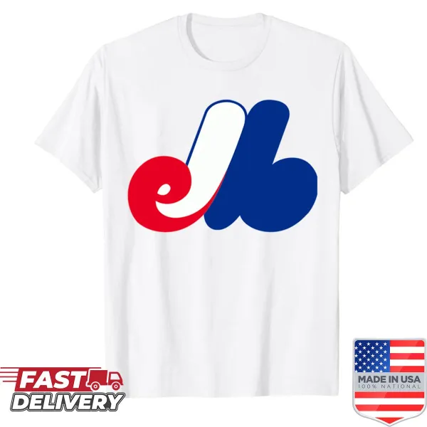 Montreal Expos shirt featuring their classic logo design.