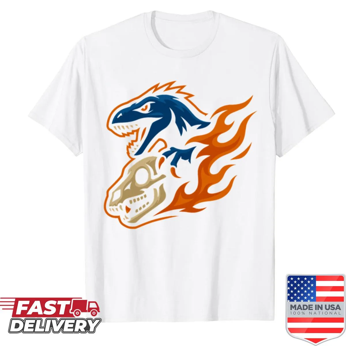 Shirt featuring the bold Bearnanator helmet logo