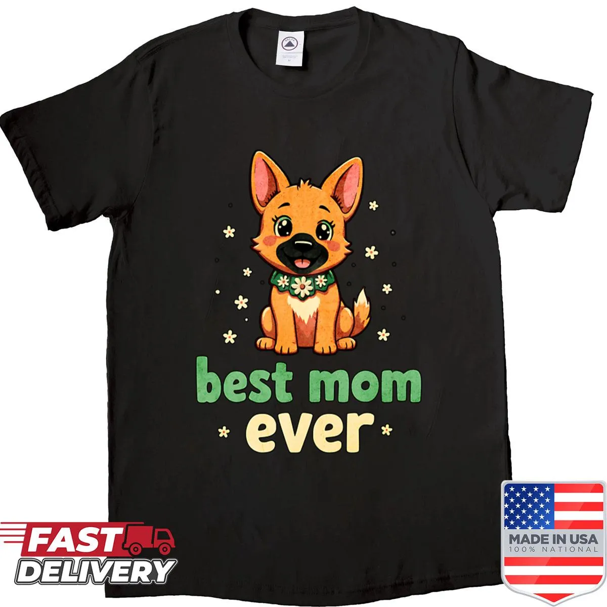 Heartwarming shirt for dog-loving moms