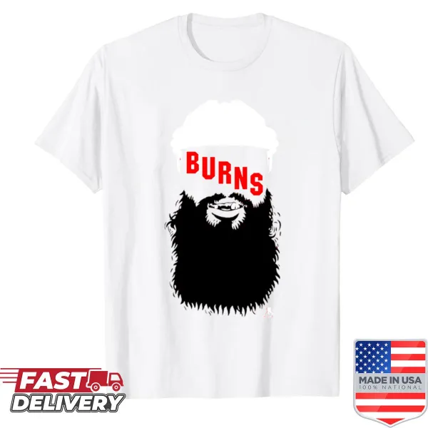 Vintage-style shirt celebrating Brent Burns with classic graphic
