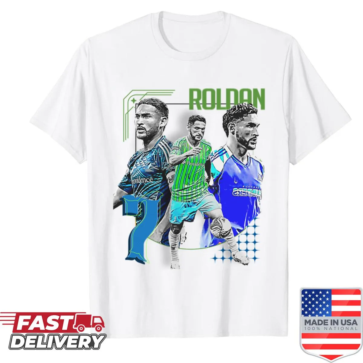 Illustration of a soccer player in action T-shirt