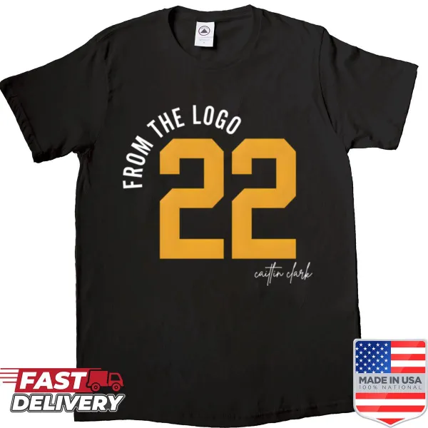 Caitlin Clark shirt featuring dynamic lettering celebrating her talent.