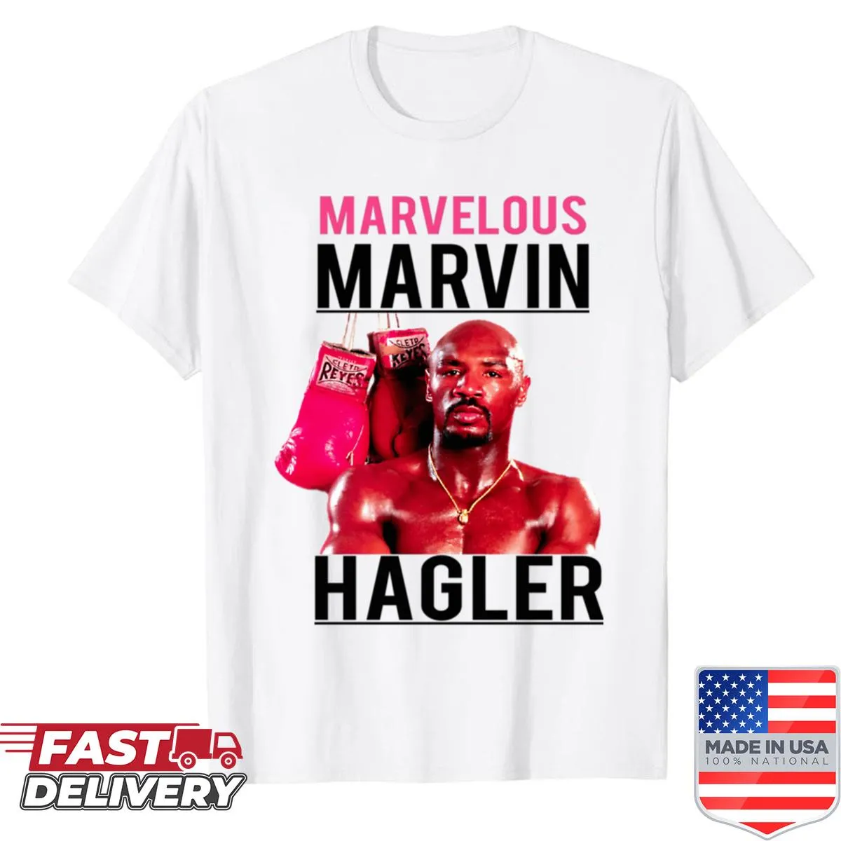 Retro boxing shirt honoring 80s champion fighters