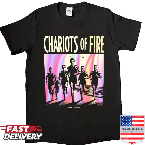 Chariots Of Fire shirt featuring bold typography