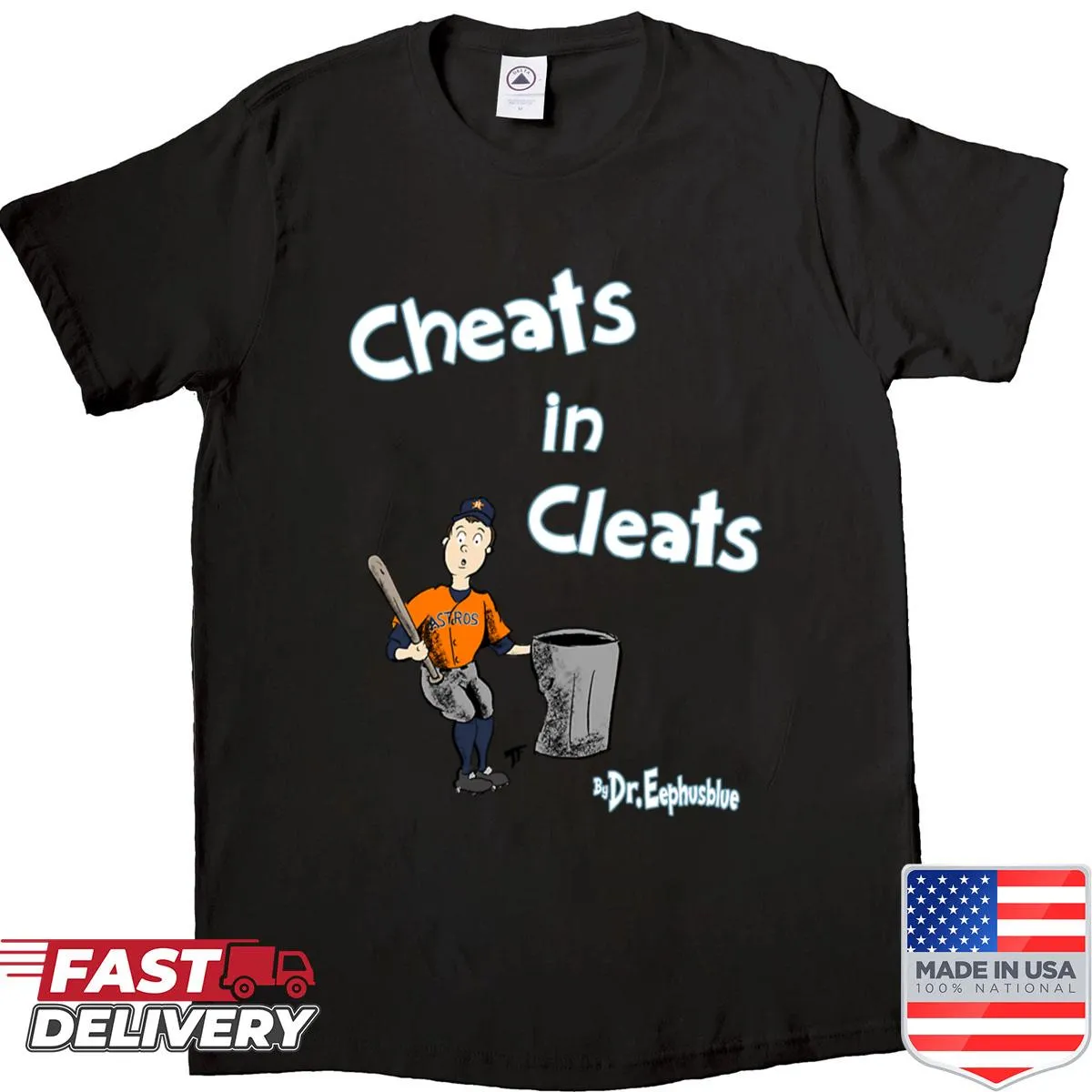 Funny Cheats In Cleats shirt with bold typography
