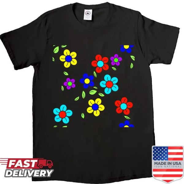 Daisy pattern shirt celebrating the beauty of nature