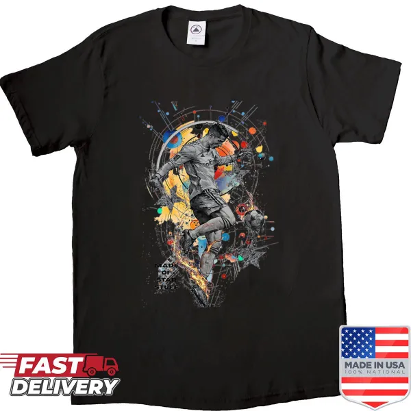Cosmic Ronaldo star-themed graphic shirt