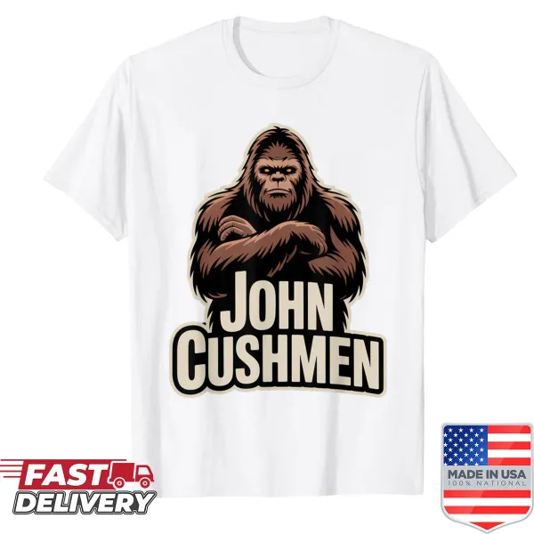 Quirky illustration of Bigfoot in a humorous design.