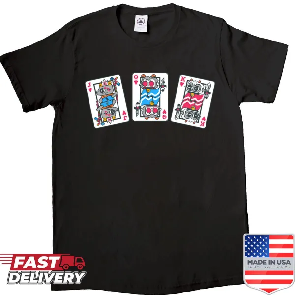 Gaming shirt featuring Balatro cards from Cult Of The Lamb