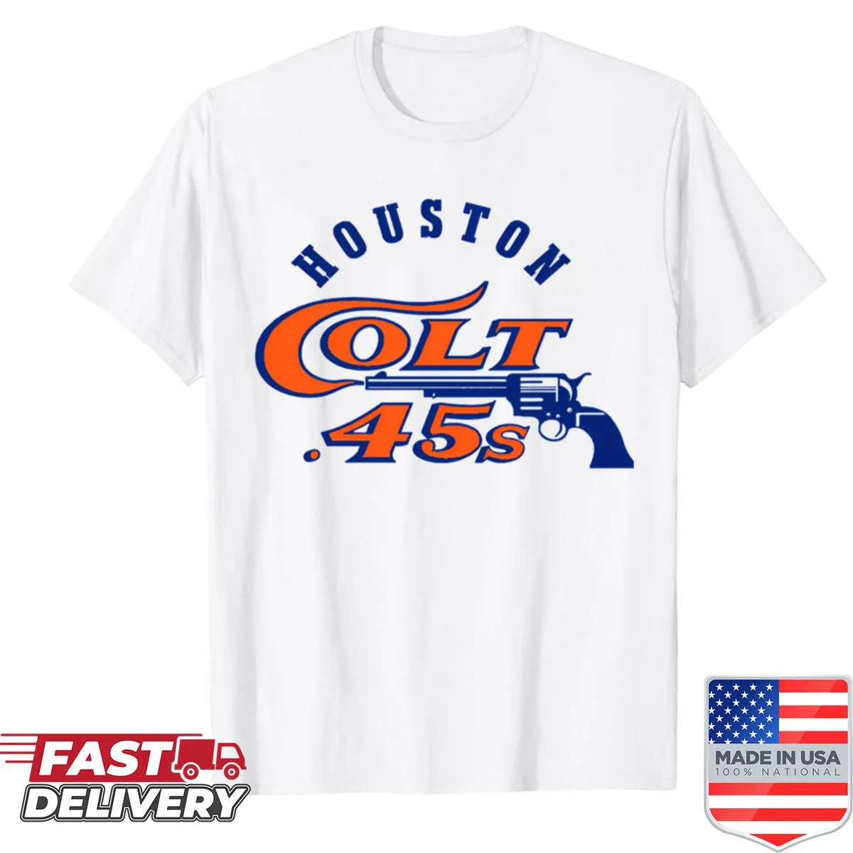 Vintage shirt featuring the Colt 45s logo