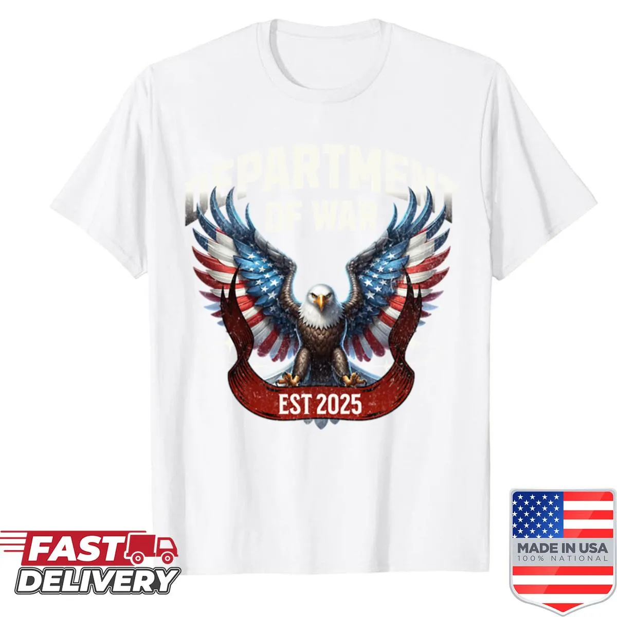Emblem shirt for the Department of War Established 2025