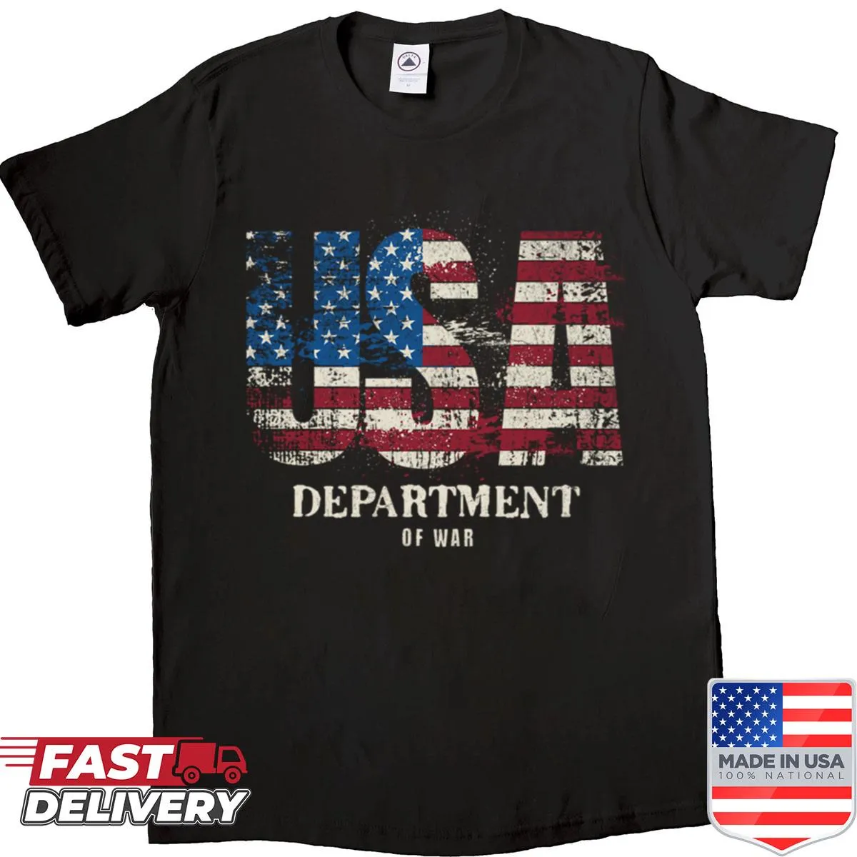 Department Of War shirt with bold typography