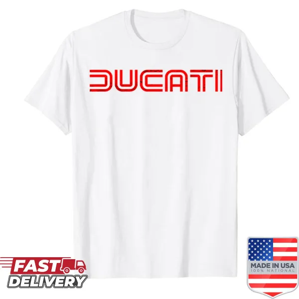 Ducati Red 1661 shirt featuring bold motorcycle graphics
