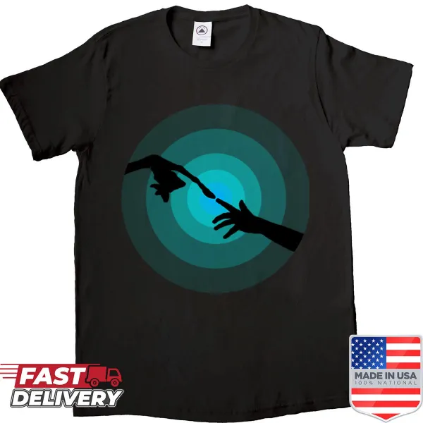 Whimsical E.T. graphic inspired by the classic movie