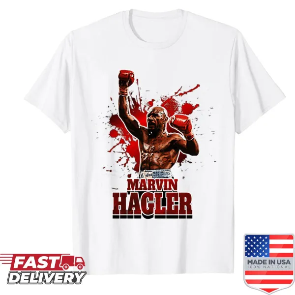 Retro boxing champion typography on a stylish shirt