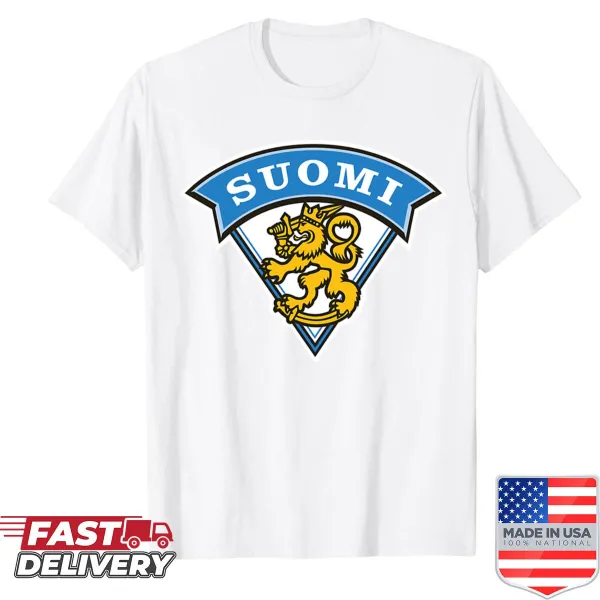 Finland Ice Hockey Team logo on a proud shirt