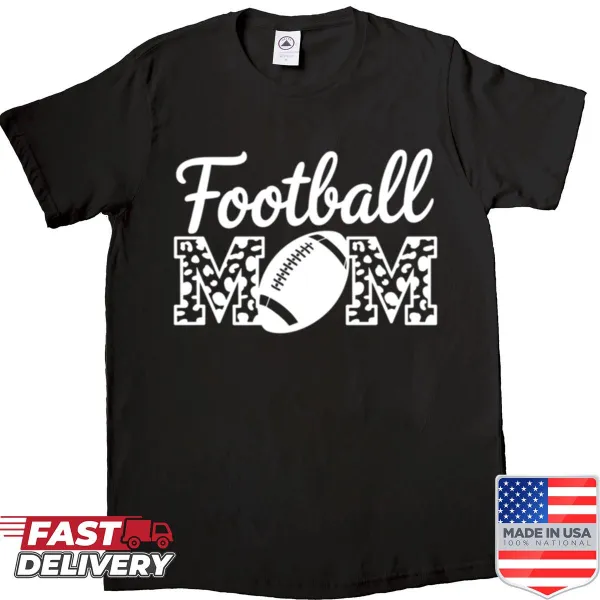 Oversized shirt for football moms with a fun message