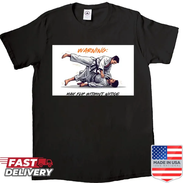 Funny judo-themed T-shirt with humorous slogan
