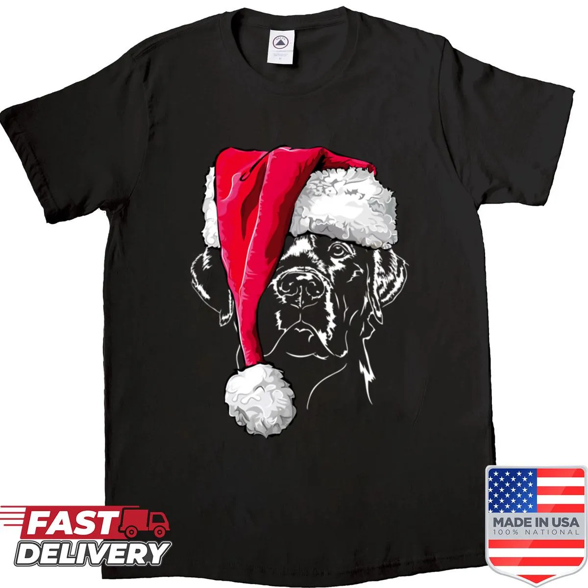 Funny Christmas shirt for Lab dog moms