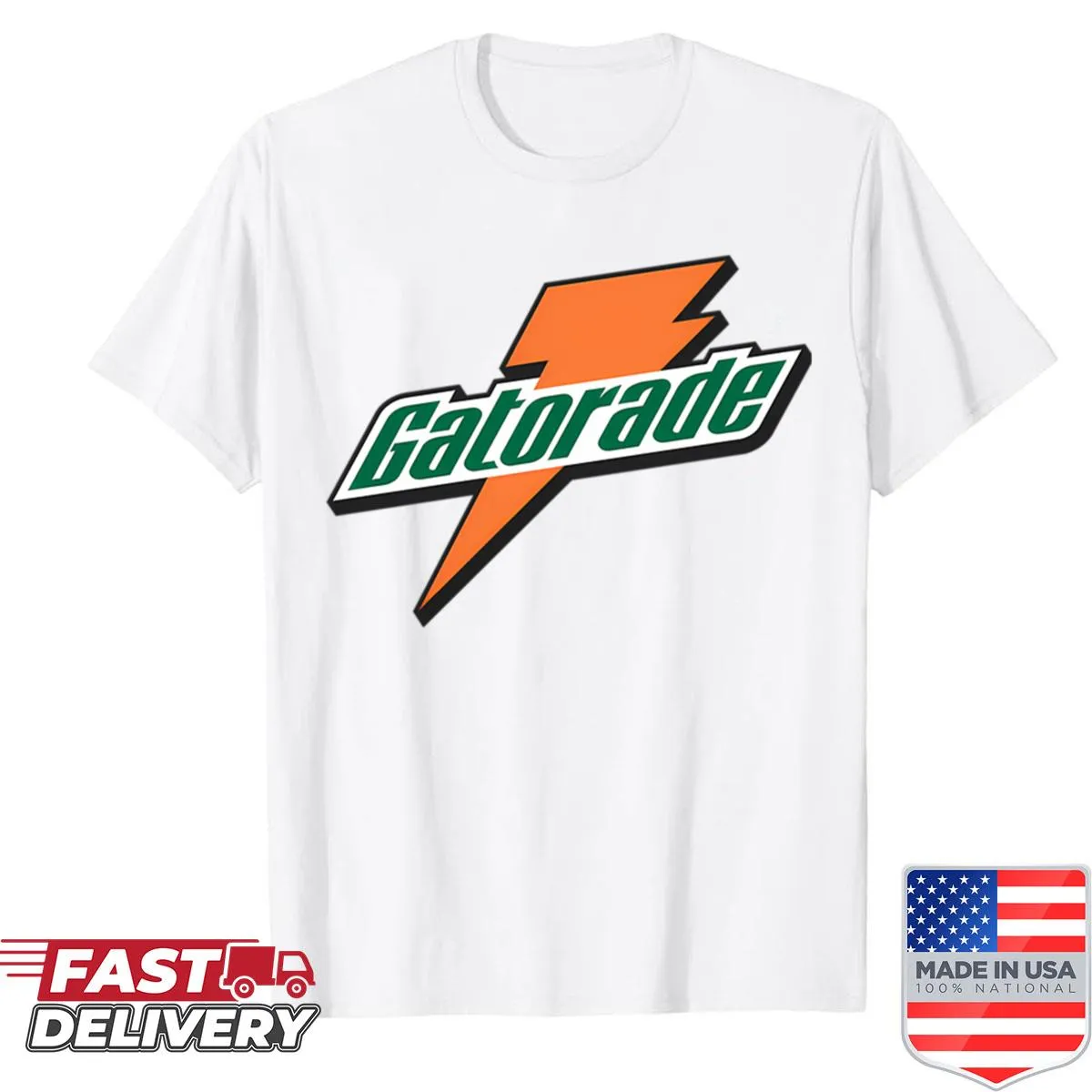 Active shirt with a bold Gatorades Lighting graphic