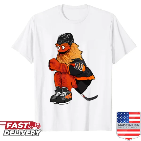 Oversized shirt with Gritty Tiger Williams illustration