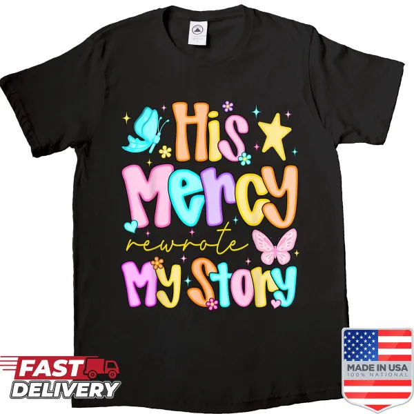 Christian faith-themed Merry Christmas shirt with meaningful text