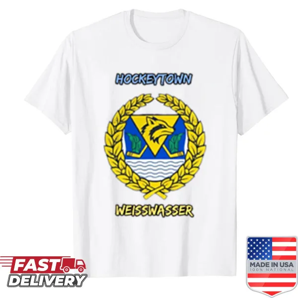 Hockeytown Weisswasser shirt with team name
