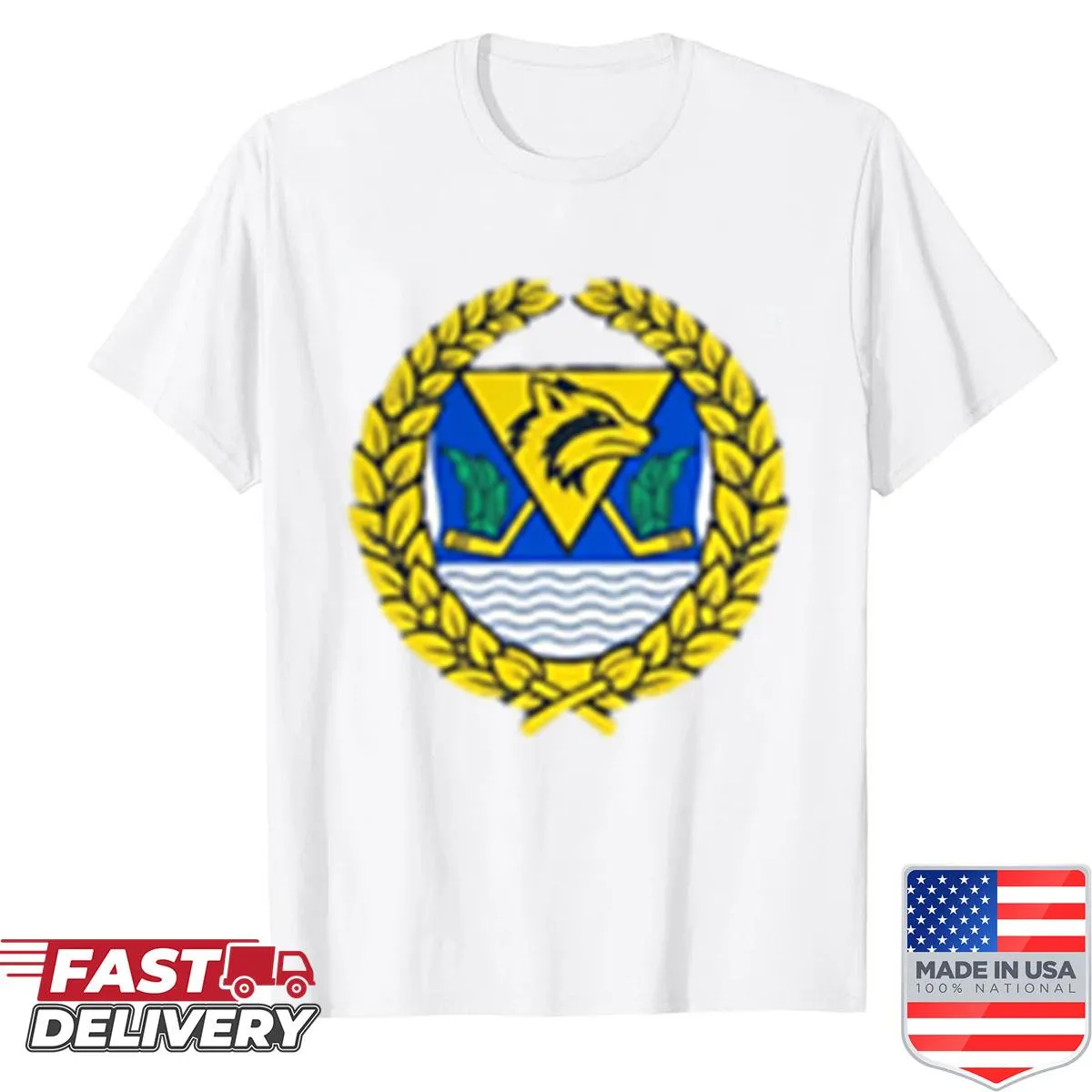 Lusatian Foxes hockey team logo shirt for fans.